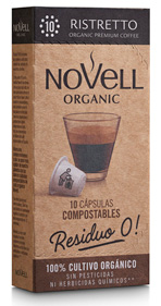 Cápsulas de café orgánico, compatibles con Nespresso® y 100% COMPOSTABLES.