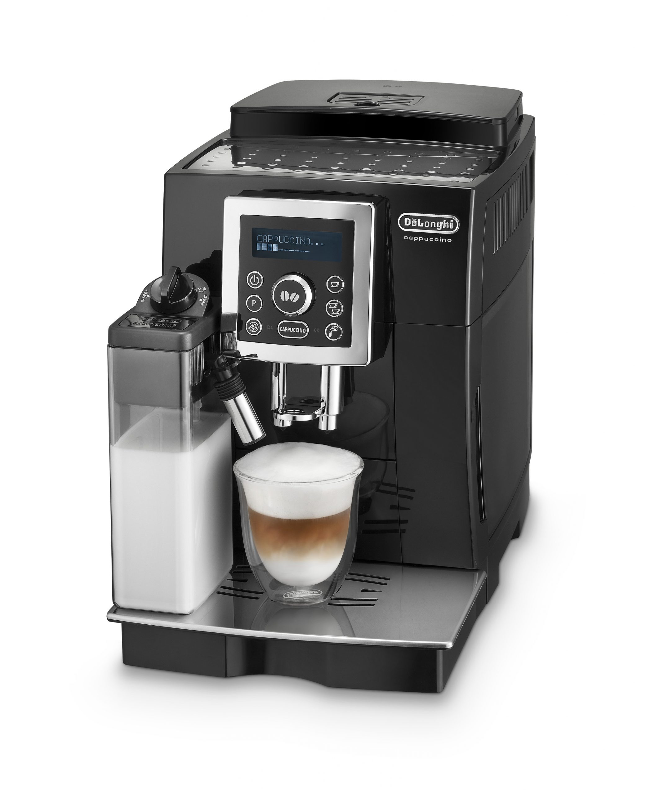 Puede ser la cafetera superautomática que buscas en oferta: esta De'Longhi  te ofrece espressos y café lattes exquisitos y rápidos